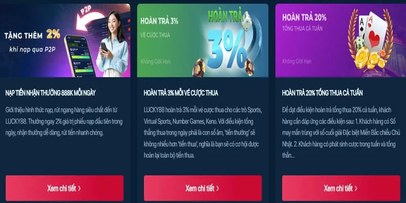 Hoàn trả cược thể thao Bem88